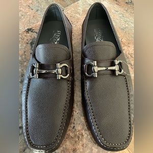 Men’s FERRAGAMO Parigi Bit Driver Shoes Size 11